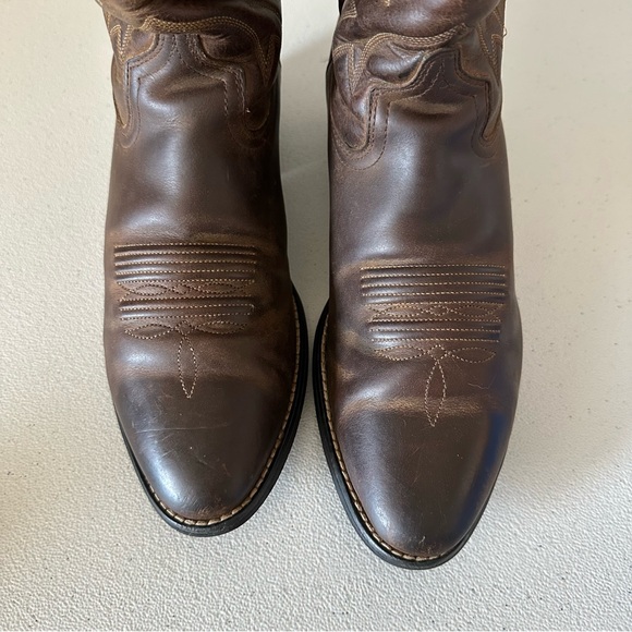 Ariat women’s heritage western boots distressed look R toe size 8 1/2 - Picture 5 of 16